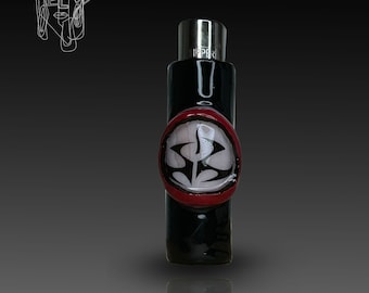 Hitman Handmade Lighter Case, Polymer Clay Clipper Lighter Sleeve, Gamer Smoker Gift
