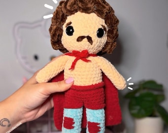 Wrestler, Lucha Libre, Luchador Crochet Plushie
