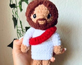 Jesus Crochet Doll Pattern, The Lamb of God Amigurumi (PDF Download)