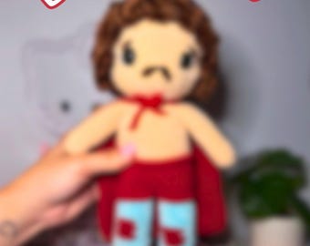 Lucha Libre Doll, Mexican Wrestler Amigurumi (PDF Download)