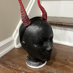 translucent red dragon horns