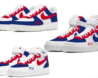 New York Football Team 1 Nike AF1 Unisex Adult Shoes Boyfriend Girlfriend Husband Wife Gift