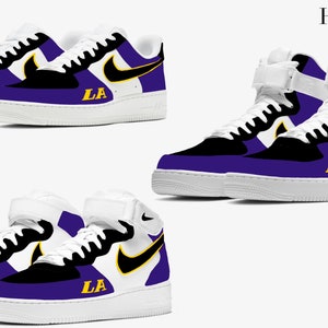 Los Angeles Basketball Team 2 Statement Unisex Adult Shoes Boyfriend Girlfriend Husband Wife Gift