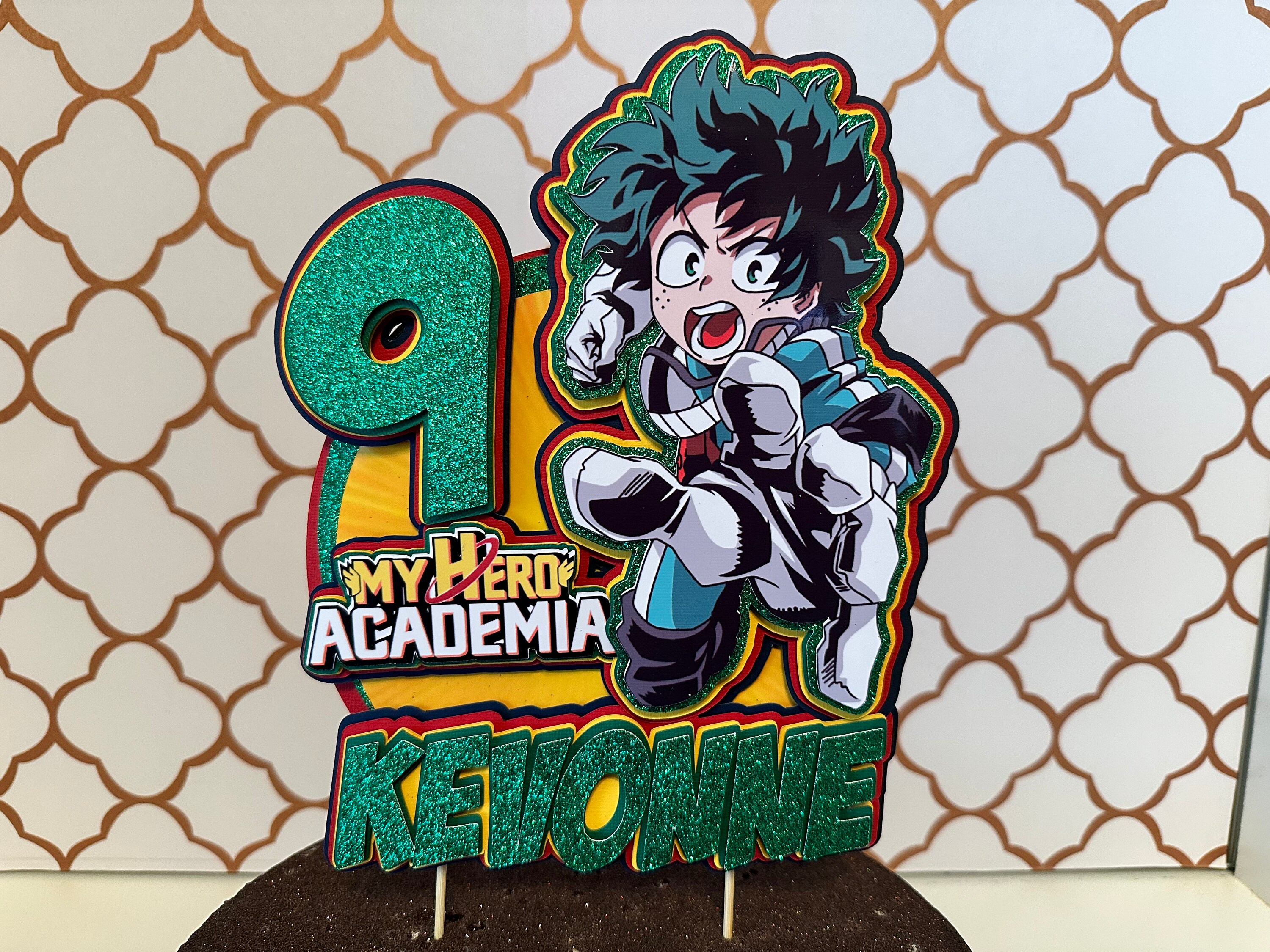 Anime Custom Cake Topper5 Birthday Party 3D 3-D CUSTOM Anime - Etsy