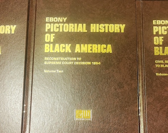 Ebony Pictorial History of Black America (3 Volume Set)