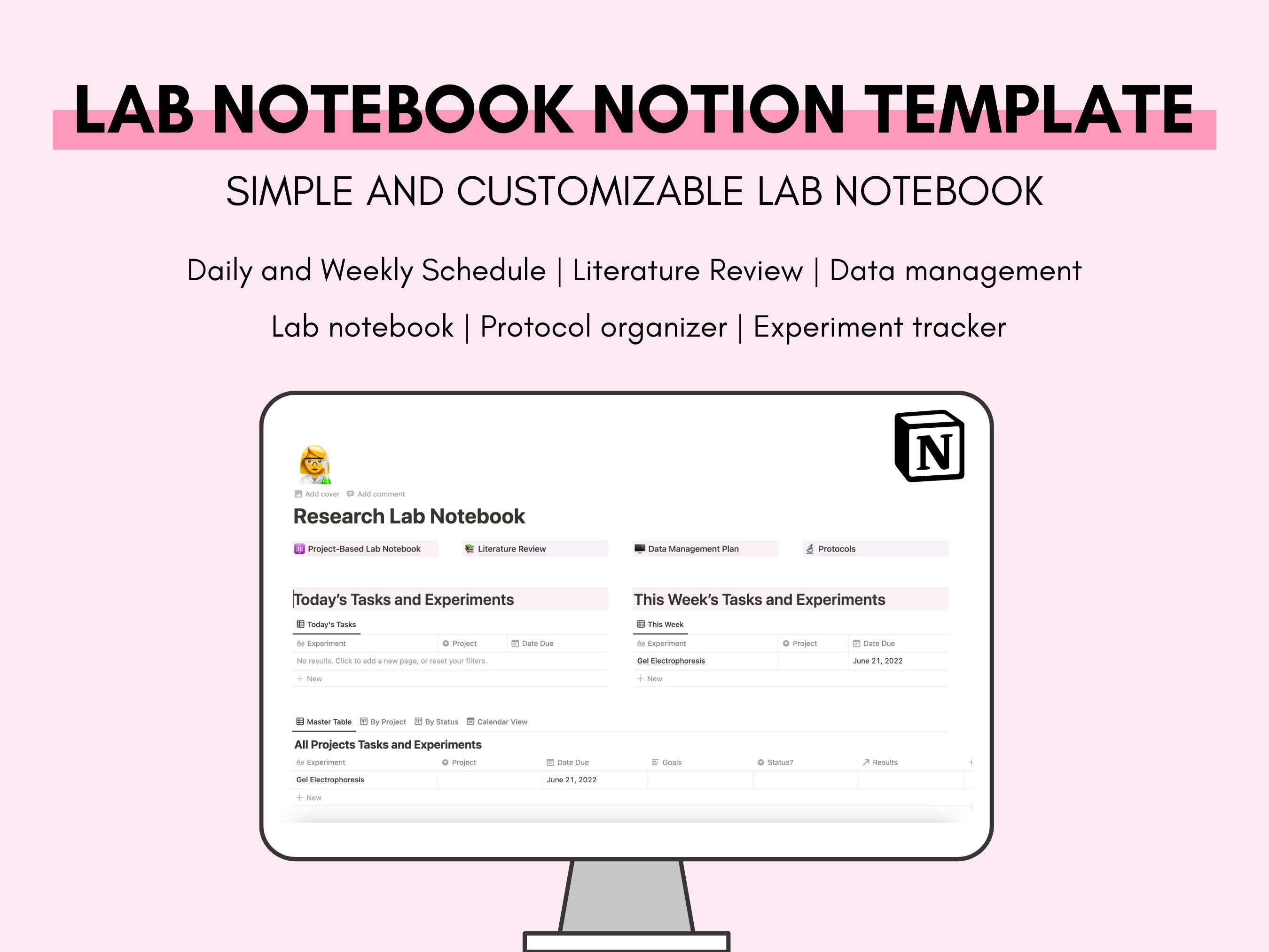 research notebook template