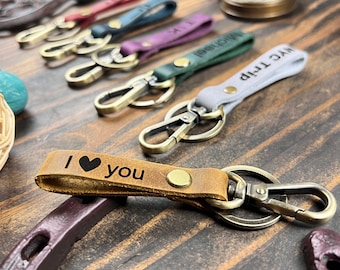 Personalized Leather Keychain, Customized Keychain,Custom Leather Key chain,coordinates key chain longitude latitude keychain,Best Gift