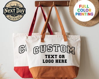 Custom Logo Tote Bag: Personalized Canvas Design