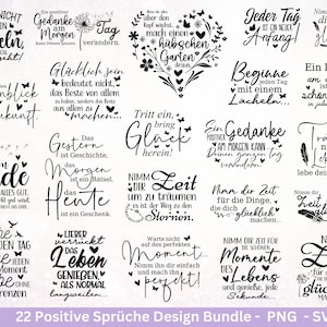 File plotter con detti tedeschi - Detti positivi in formato SVG - Persona preferita in formato SVG - Citazioni ispiratrici - Detti positivi in formato SVG - Dente di leone in formato SVG