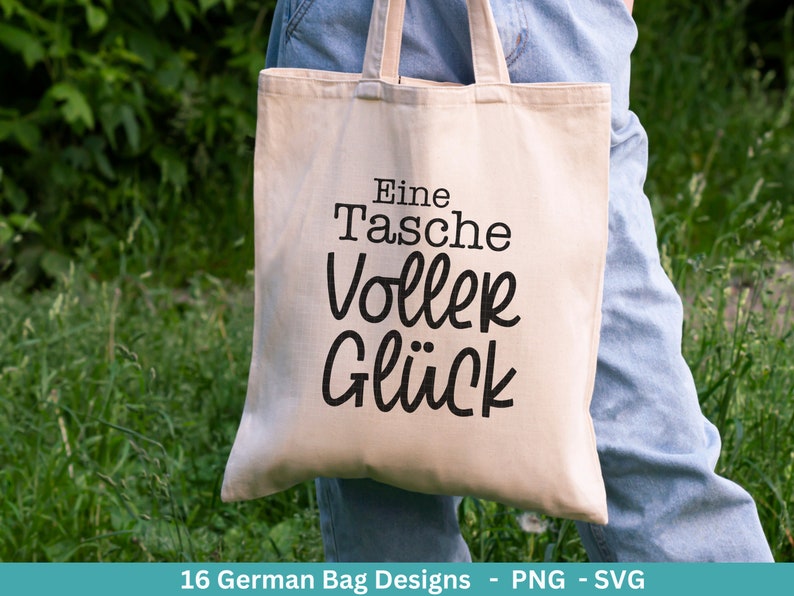 Deutsche Sprüche für Beutel Plotterdatei Taschensprüche Bundle svg Jutetasche plotten svg Cricut Silhouette Eine von den Juten Bild 6