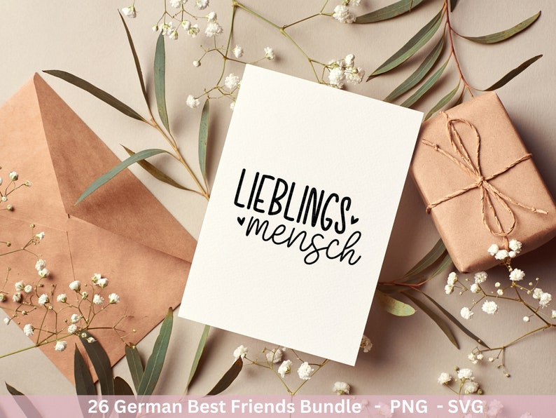 Deutsche Plotterdatei Danke Best Friends Svg Bundle Cricut Silhouette Lieblingsmensch Svg Schön das es dich gibt Du bist Toll Svg Bild 8