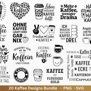 File plotter tedesco caffè - pacchetto svg caffè - tazza da caffè svg - detti tedeschi sul caffè - file laser caffè - Cricut svg - Silhouette