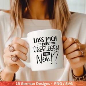 Deutsche Sprüche für Beutel Plotterdatei Taschensprüche Bundle svg Jutetasche plotten svg Cricut Silhouette Eine von den Juten Bild 3