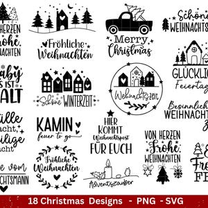 File plotter tedesco Natale - scritte Natale Tedesco - case di Natale - file plotter Home - magia invernale - Natale in formato SVG