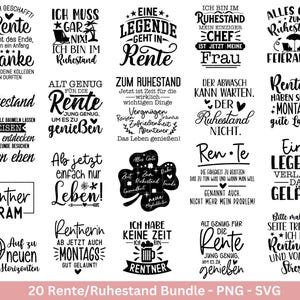 Arquivo de plotter alemão pensão - ditados de aposentados - presente para pensão - coração svg - aposentadoria svg - ditados alemães - arquivo laser - Cricut