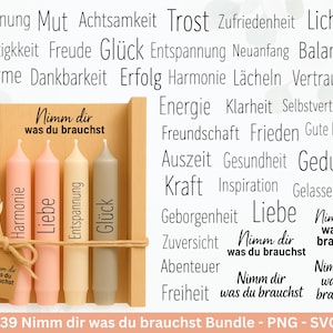 Prenez ce dont vous avez besoin en cadeau - souvenir - meilleur ami svg - fichier de traceur de messages de bougies - fichier svg de cadeau de Noël