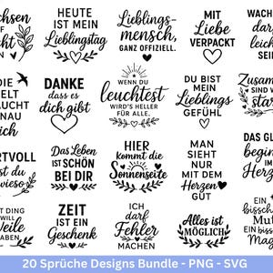 German sayings plotter file - Positive sayings svg - Favorite person svg - Inspirational quotes - Positive sayings svg - Cricut svg file