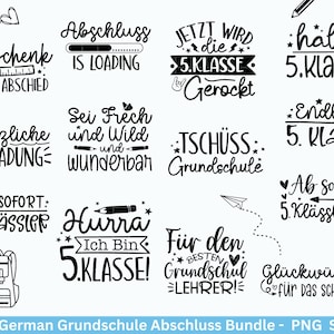 German Plotterdatei Grundschule Abschluss svg png - Grundschulabschied svg -  Grundschule Sprüche - Cricut Silhouette - Grundschulabschied