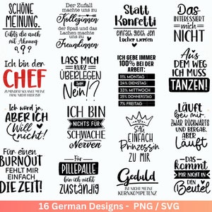 Deutsche Sprüche für Beutel Plotterdatei - Taschensprüche Bundle svg -  Jutetasche plotten svg - Cricut Silhouette - Eine von den Juten