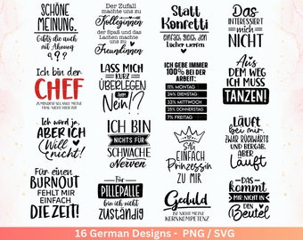 German sayings for bags plotter file - Bag sayings bundle svg - Jute bag plotting svg - Cricut Silhouette - One of the Jutes