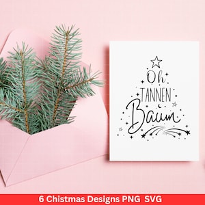 Christmas plotter file svg png plotter file home lettering christmas german silhouette cricut download christmas houses image 2