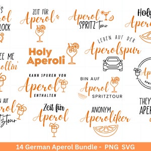 German Aperol svg png bundle - Holy Aperoli svg - Aperol jaunt svg - Cricut Silhouette Studio plotter file SVG - Digital - Shirt svg