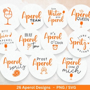 Deutsche Plotterdatei Aperol svg png Bundle Holy Aperoli svg Aperol Spritztour svg Cricut Silhouette Studio Plotterdatei SVG Bild 4