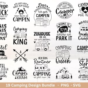 Archivo de trazador camping caravana svg, archivo de trazador camper, refranes de camping, letras de refranes de camping - camper svg - camping de archivos láser