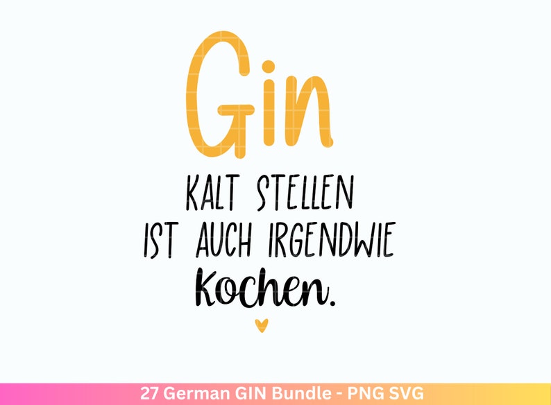 German Gin svg png Bundle Ginsprüche svg deutsche Sprüche Etsy.de