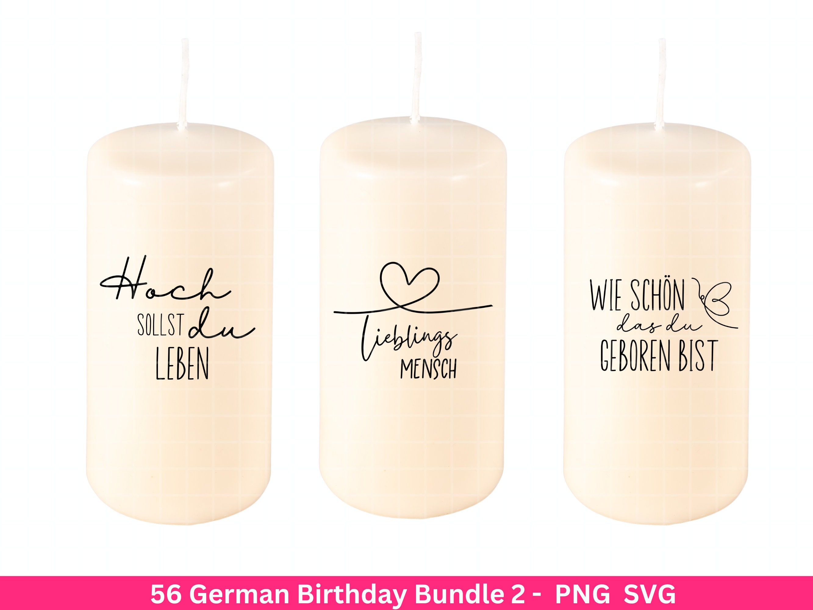 German Geburtstag Plotterdatei Bundle svg Geburtstagssprüche Etsy.de