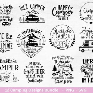 Arquivo plotador camping caravana svg, arquivo plotter campista, ditados de acampamento, letras de ditados de acampamento - camper svg - arquivo laser camping