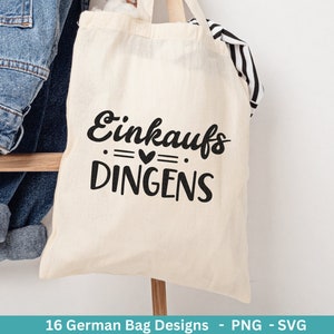 Deutsche Sprüche für Beutel Plotterdatei Taschensprüche Bundle svg Jutetasche plotten svg Cricut Silhouette Eine von den Juten Bild 8