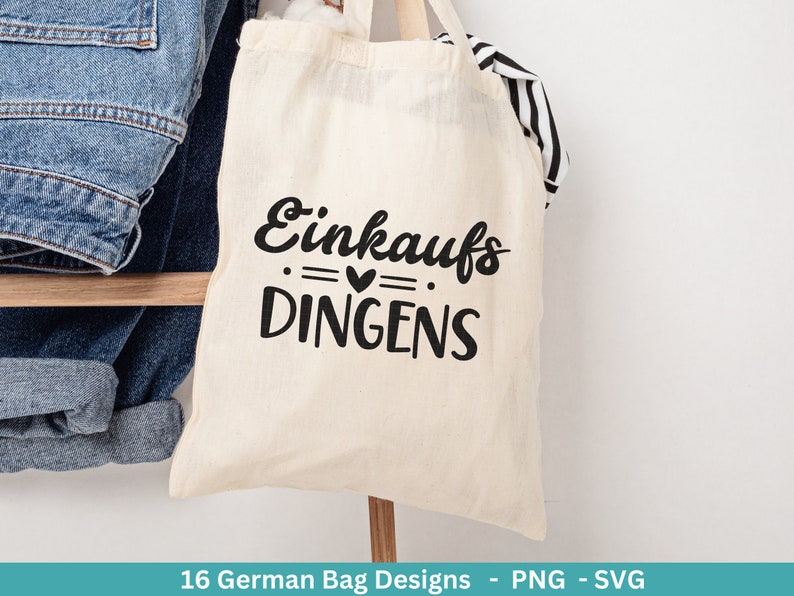 Deutsche Sprüche für Beutel Plotterdatei Taschensprüche Bundle svg Jutetasche plotten svg Cricut Silhouette Eine von den Juten Bild 8