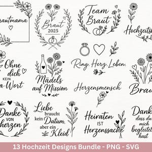 Plotter file Bride SVG Bundle - Wedding Party - Bridesmaid - JGA - Engagement Party - Bride Shirts - Wedding Svg - Wedding Gift