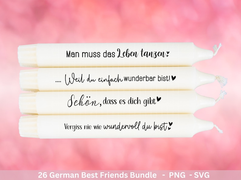 Deutsche Plotterdatei Danke Best Friends Svg Bundle Cricut Silhouette Lieblingsmensch Svg Schön das es dich gibt Du bist Toll Svg Bild 10