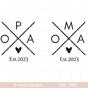 Family names plotter file Dad svg Mom svg Mini svg Cricut Silhouette Studio Family outfit Boss Shirt svg Initials png image 6