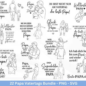 Deutsche Plotterdatei Papa- Vatertagsgeschenk - Papa svg - Deutsche Sprüche Svg - Familie Svg - Cricut svg - Laserdatei Papa - Geschenk Papa