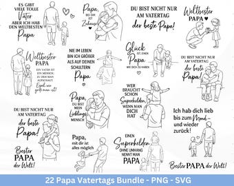 German plotter file Dad - Father's Day gift - Dad svg - German sayings svg - Family svg - Cricut svg - Laser file Dad - Gift Dad