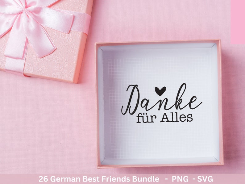 Deutsche Plotterdatei Danke Best Friends Svg Bundle Cricut Silhouette Lieblingsmensch Svg Schön das es dich gibt Du bist Toll Svg Bild 7