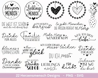 German plotter file "Heartfelt Person - Thank You SVG - Best Friends SVG - From the Heart SVG Cricut - Favorite Person SVG - Glad You Exist"