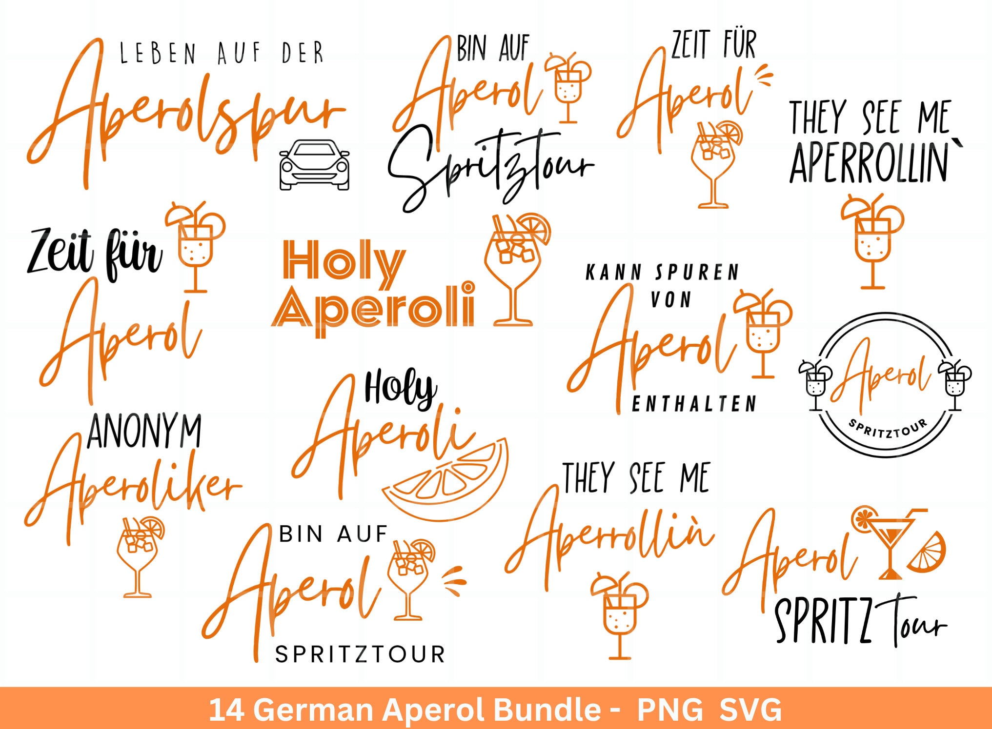 German Aperol svg png Bundle Holy Aperoli svg Aperol Etsy.de