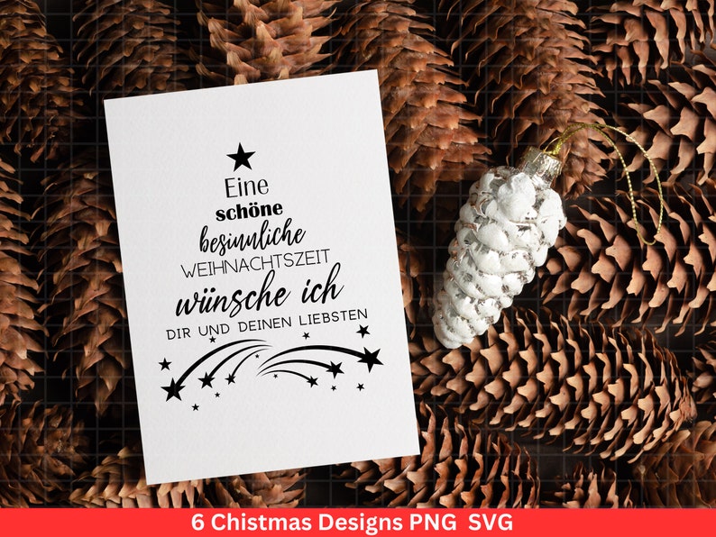 Christmas plotter file svg png plotter file home lettering christmas german silhouette cricut download christmas houses image 5