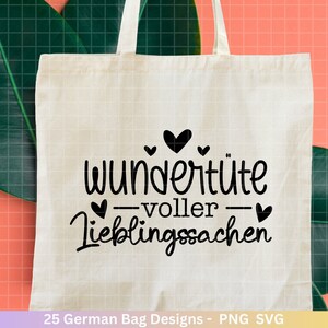 German Sprüche für Beutel Plotterdatei Taschensprüche Bundle svg
