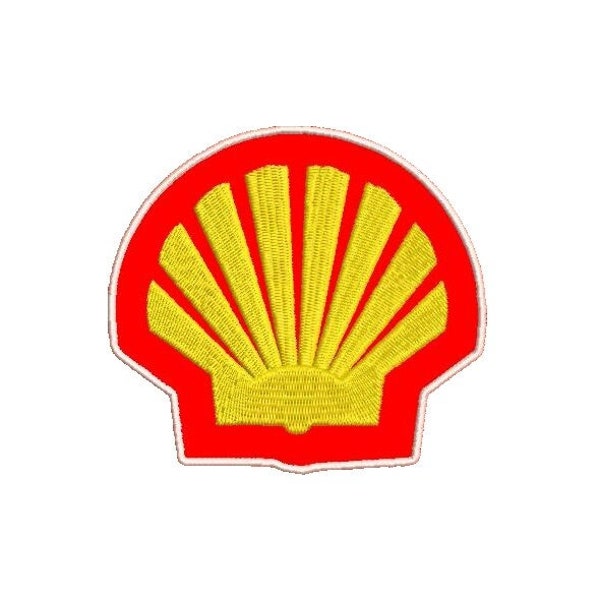 Toppa ricamata Shell logo