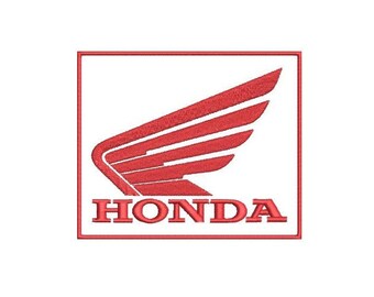 Parche bordado ala Honda