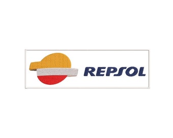 Repsol horizontal logo embroidered patch