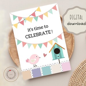 Biglietto d'auguri stampabile e per tutte le occasioni, Biglietto da 7" x 5" con download istantaneo, Biglietto d'auguri digitale da scaricare, Biglietto d'auguri