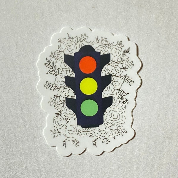 Traffic Engineer Sticker | Traffic Signal Sticker | Civil Engineer Sticker