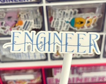 Engineer Sticker | Engineering Laptop Sticker | Gift for Engineers | Engineering Major | Future Engineer | Engineering Student | Engineer