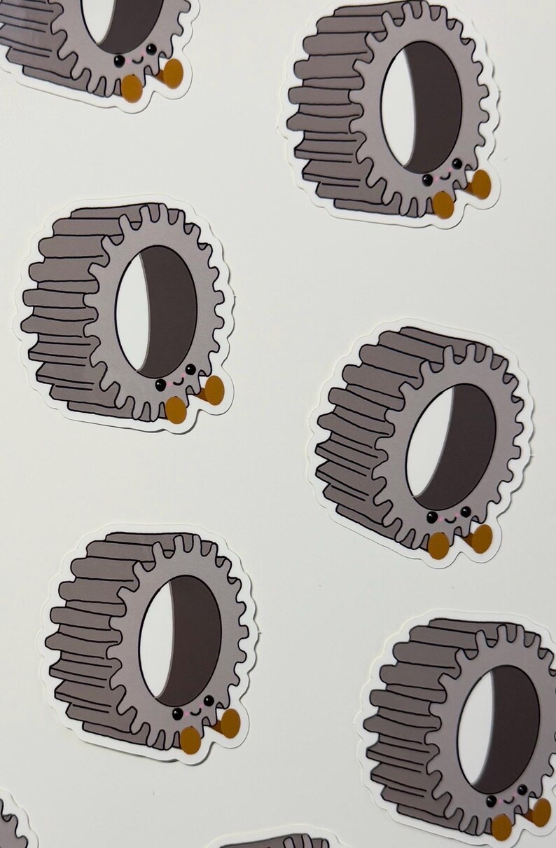 Engineering Gear Amuseables Inspired | Engineering Stickers | Cute ...